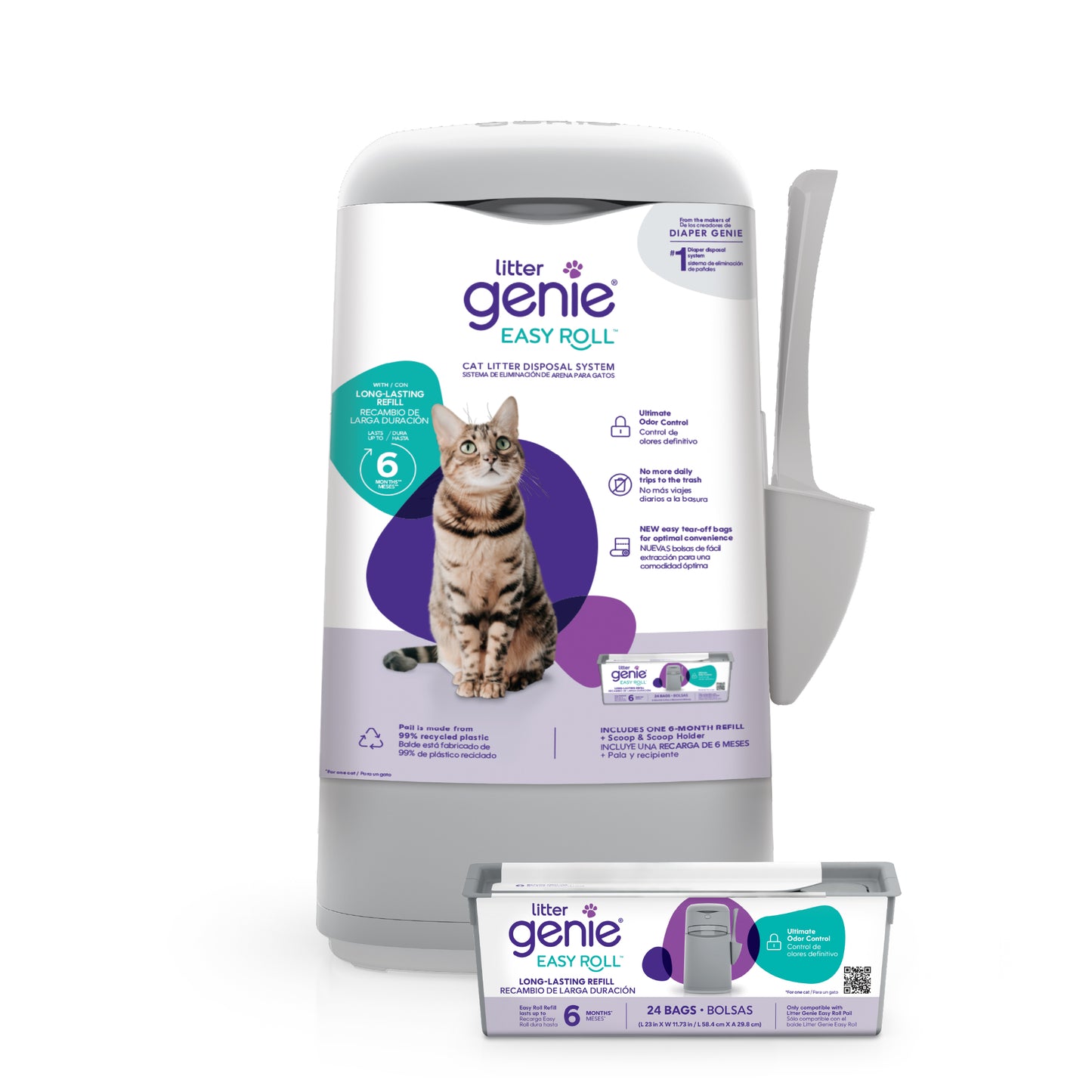 Litter Genie® Easy Roll Pail